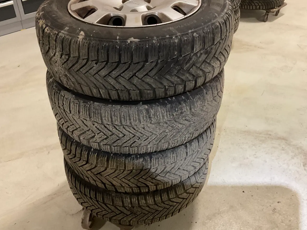 Billede 1 - Fælge med Michelin vinterdæk til Saab 9-5