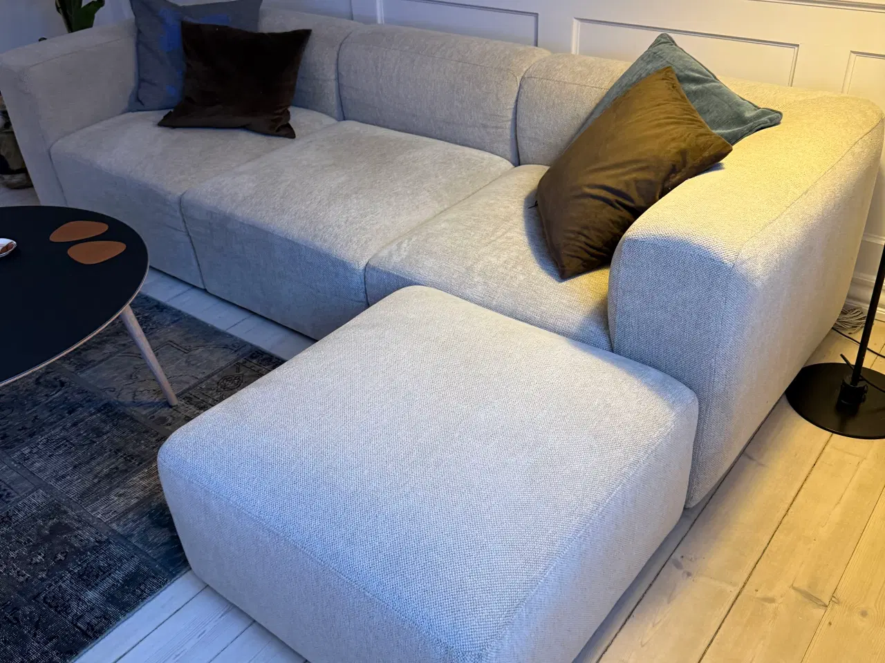 Billede 2 - 3 Pers sofa med. Puf 