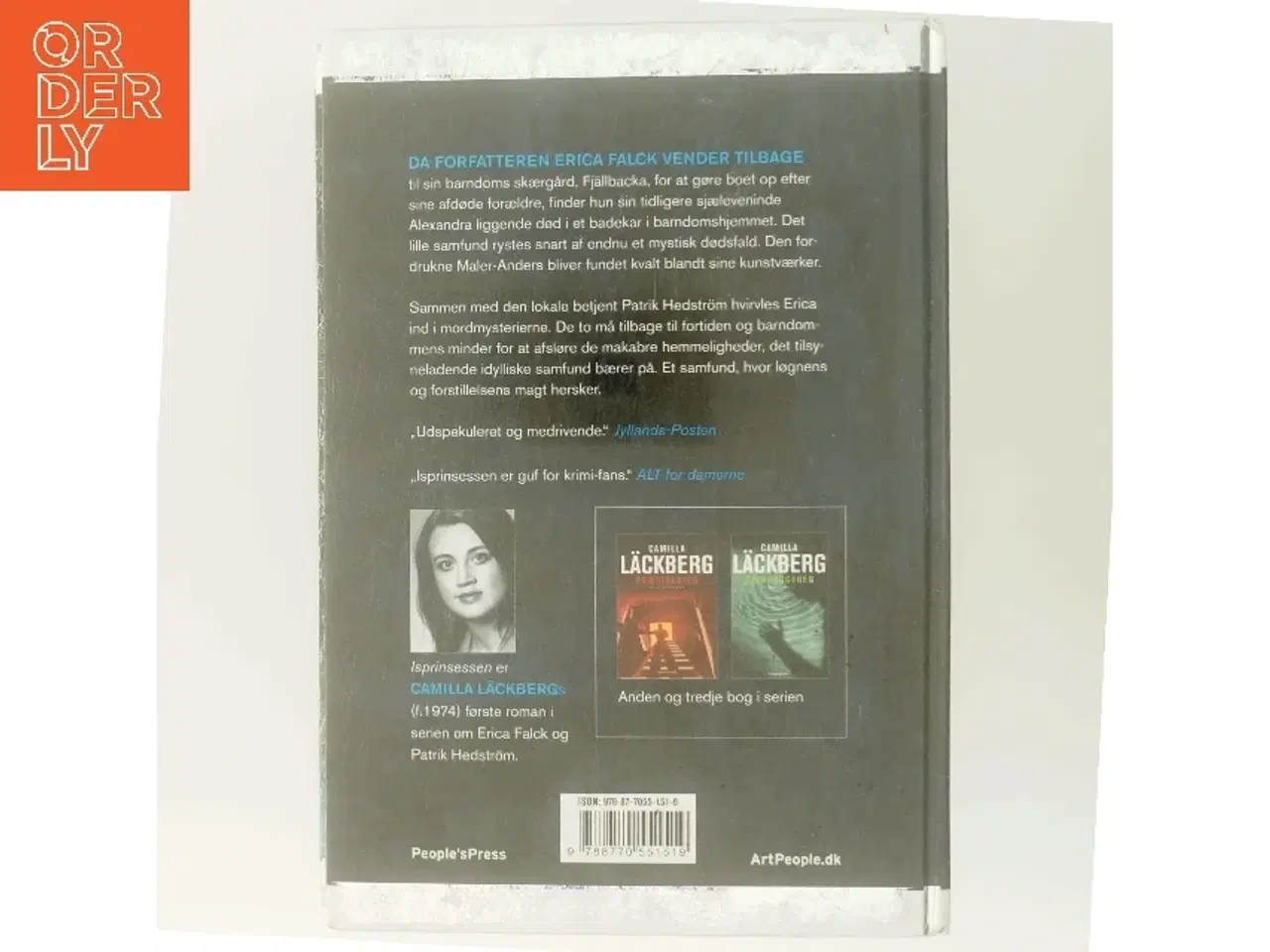 Billede 3 - Isprinsessen : kriminalroman af Camilla Läckberg (Bog)