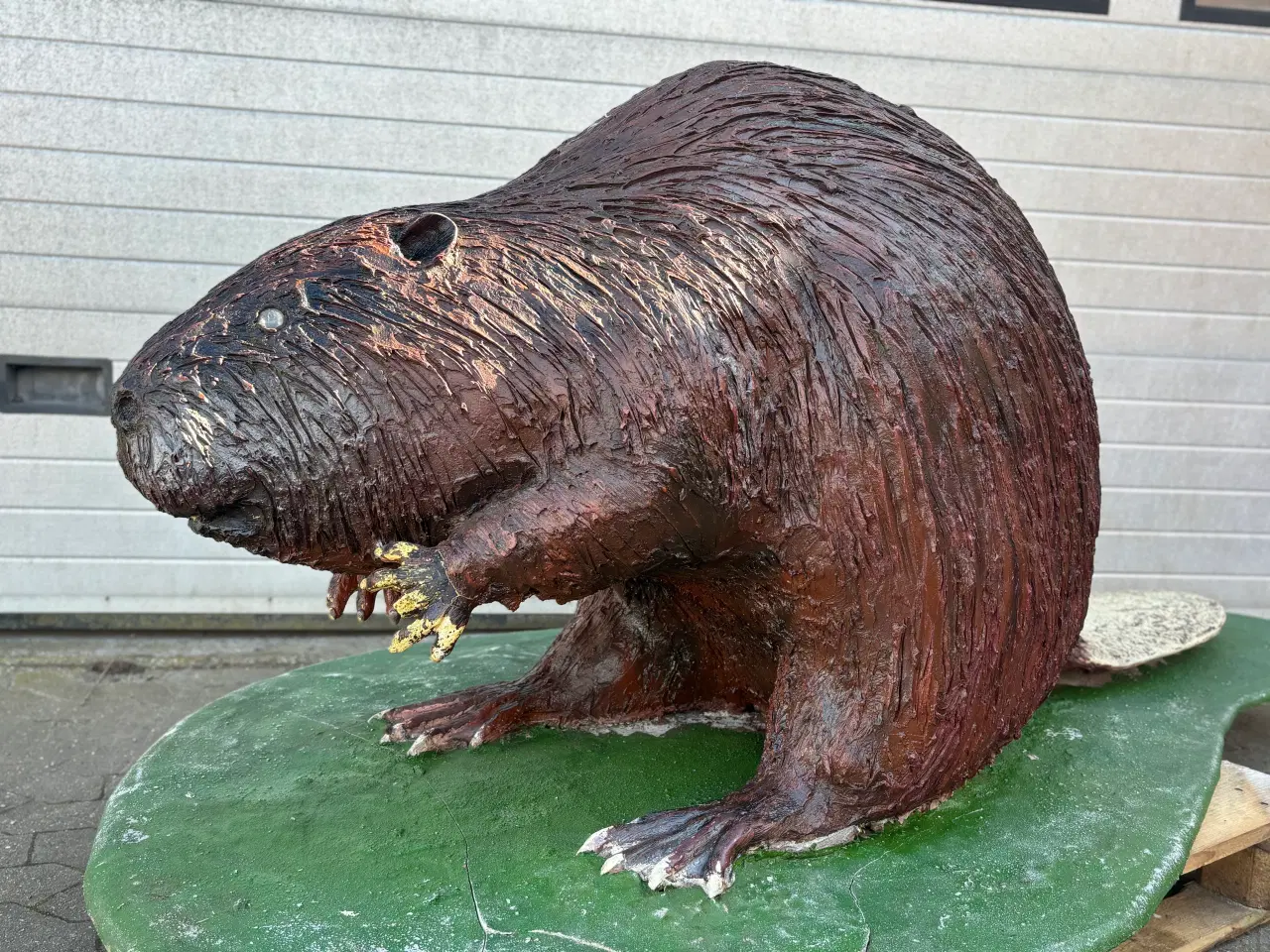Billede 5 - Kæmpe bæver figur fra butik - 220 cm lang