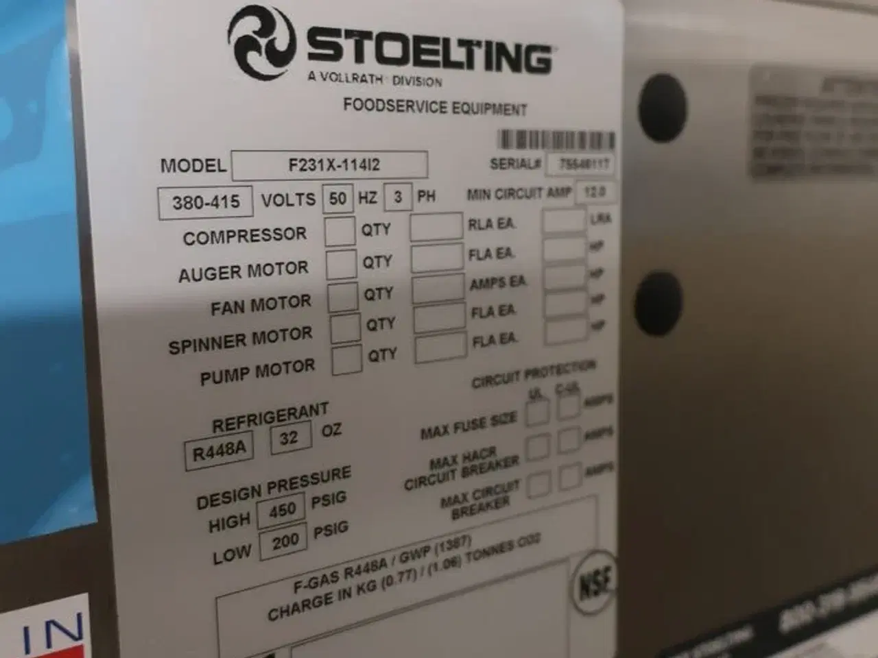 Billede 5 - Softicemaskine STOELTING F231X-114I2