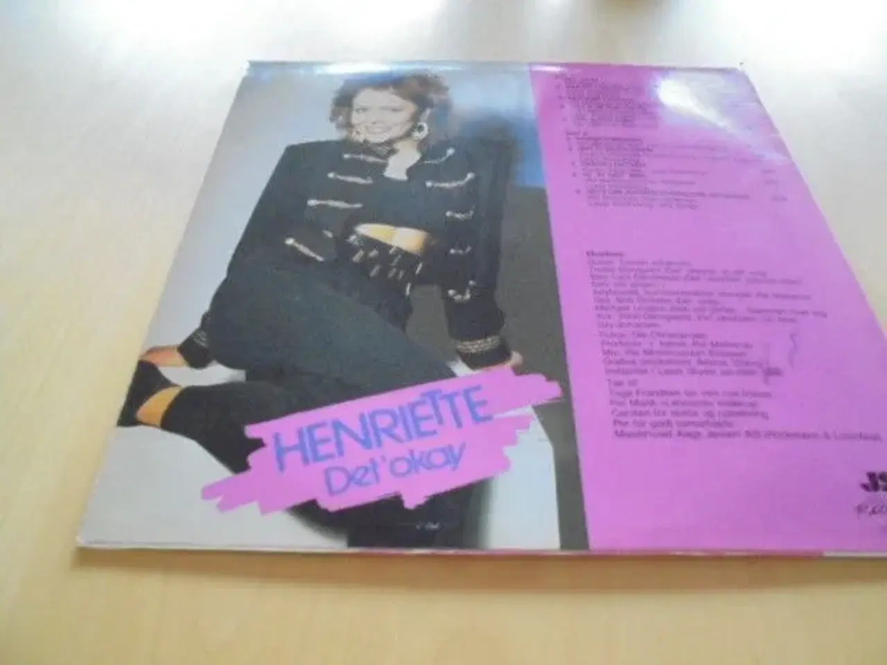 Billede 2 - LP: Henriette - Det' okay - fin stand 