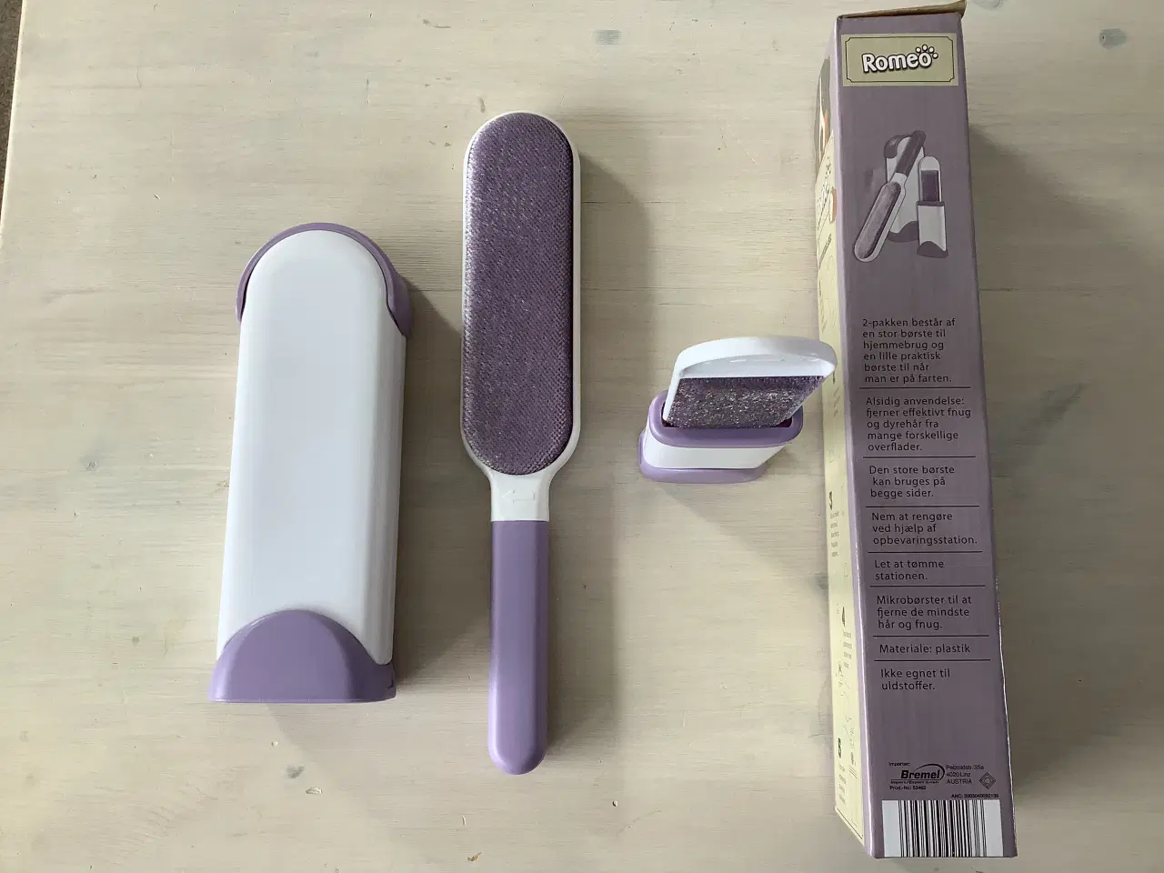 Billede 3 - Romeo 2 hårfjernings-børste til tøj