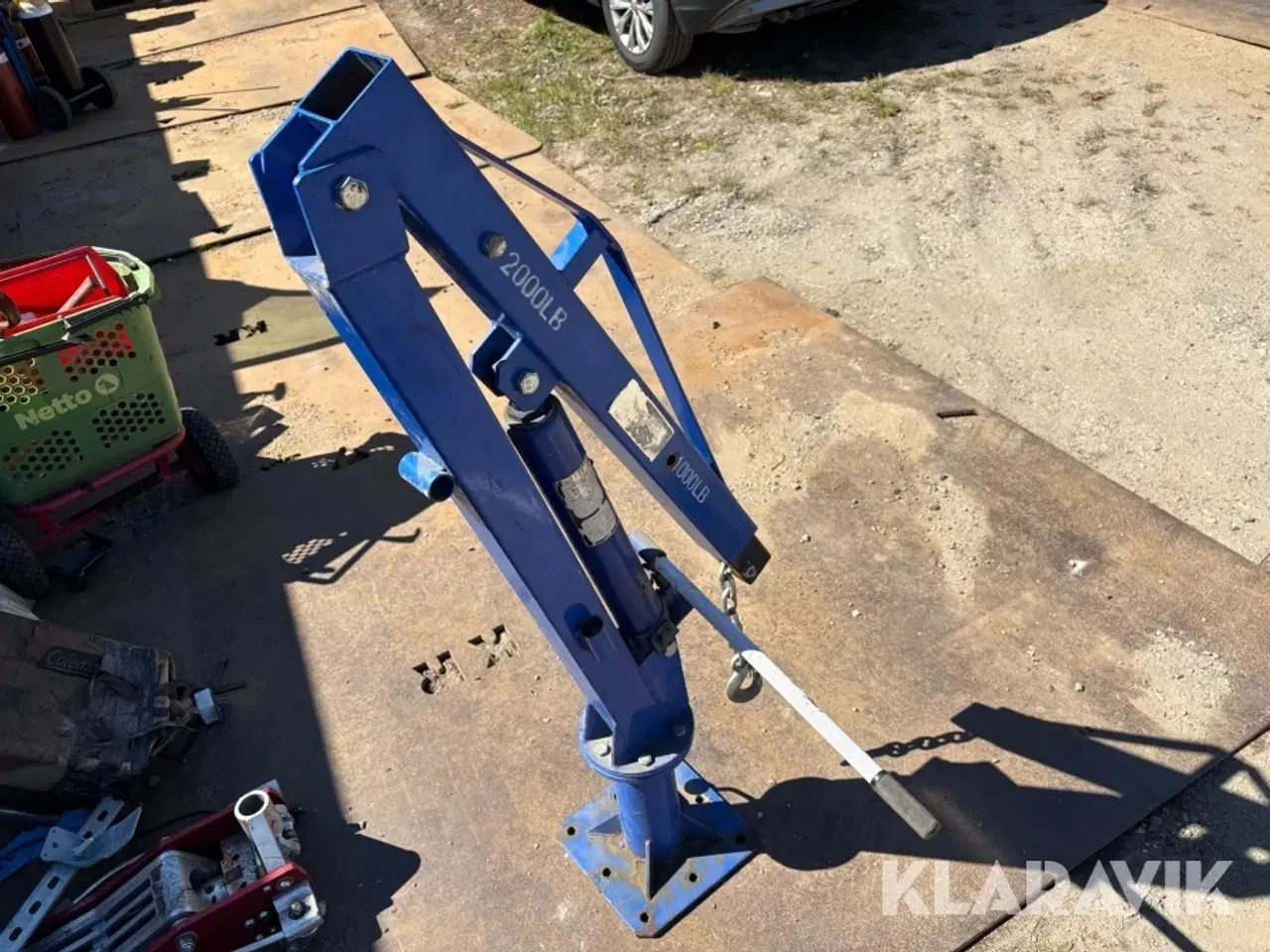 Billede 5 - Manuel hydraulisk svingkran