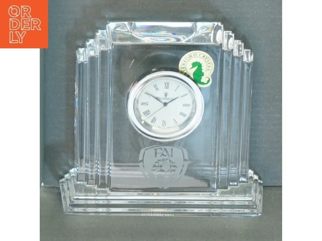 Billede 3 - Waterford Crystal ur (str. 9,5x10 cm)