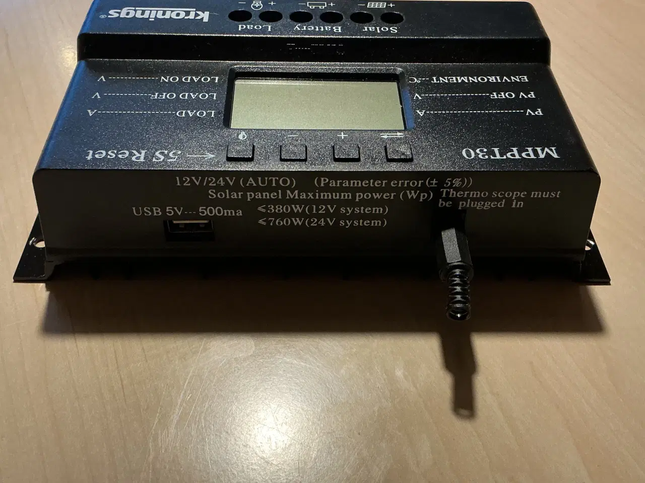 Billede 2 - Kronings MPPT30 solcelleregulator