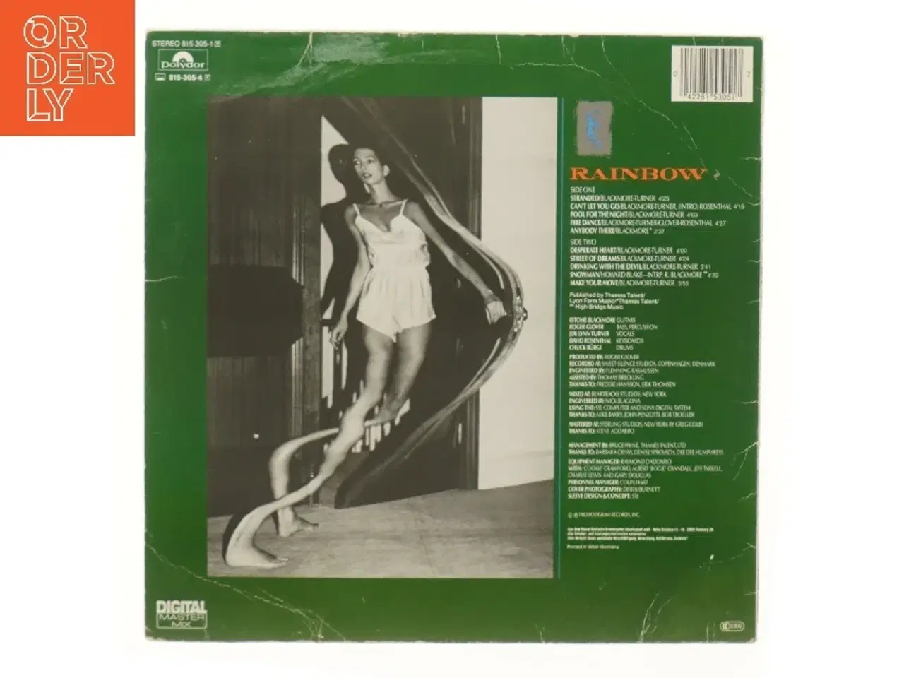 Billede 2 - Rainbow Bent Out of Shape LP Cover fra Polydor