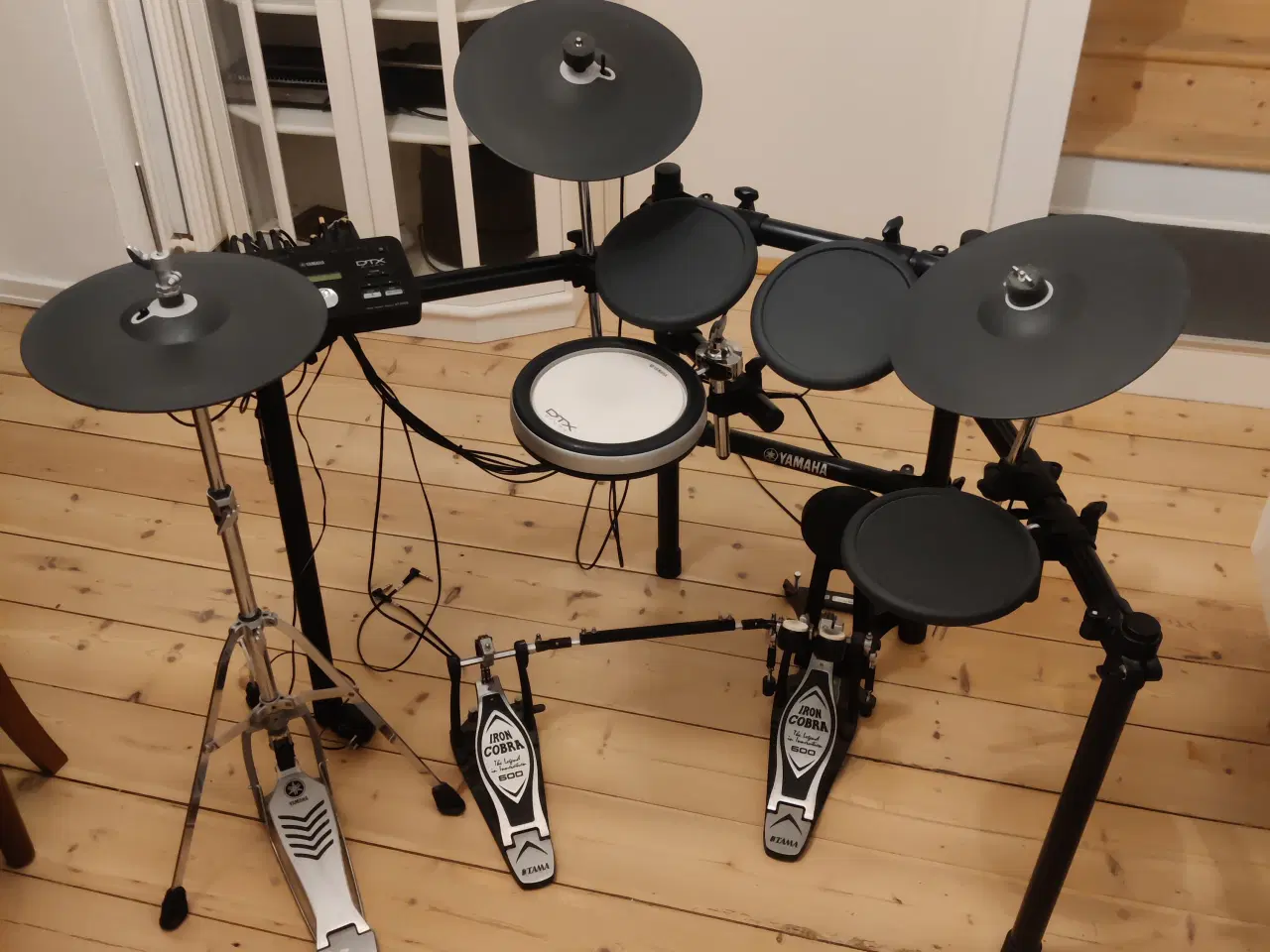 Billede 1 - Yamaha DTX502 elektrisk trommesæt 