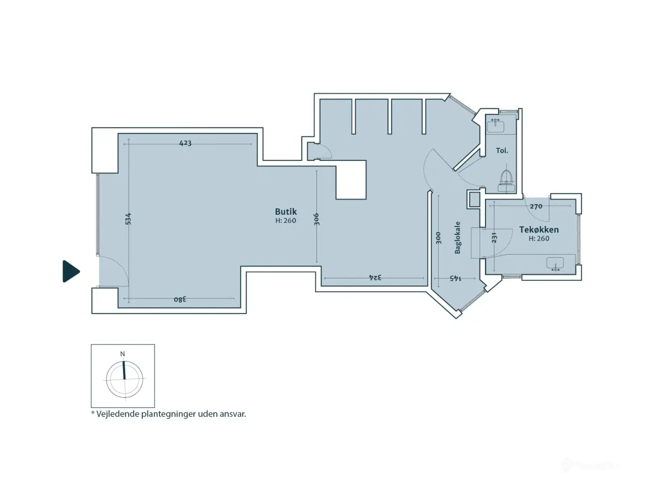 Billede 18 - Veleksponeret butikslokale på 92 m² lige ved Frederiksberg Centret