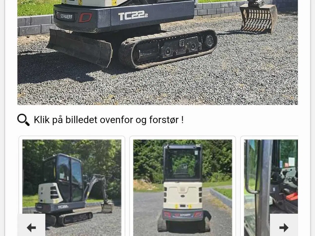Billede 5 - Minigraver Terex tc22.2 har altid været opbevaret 