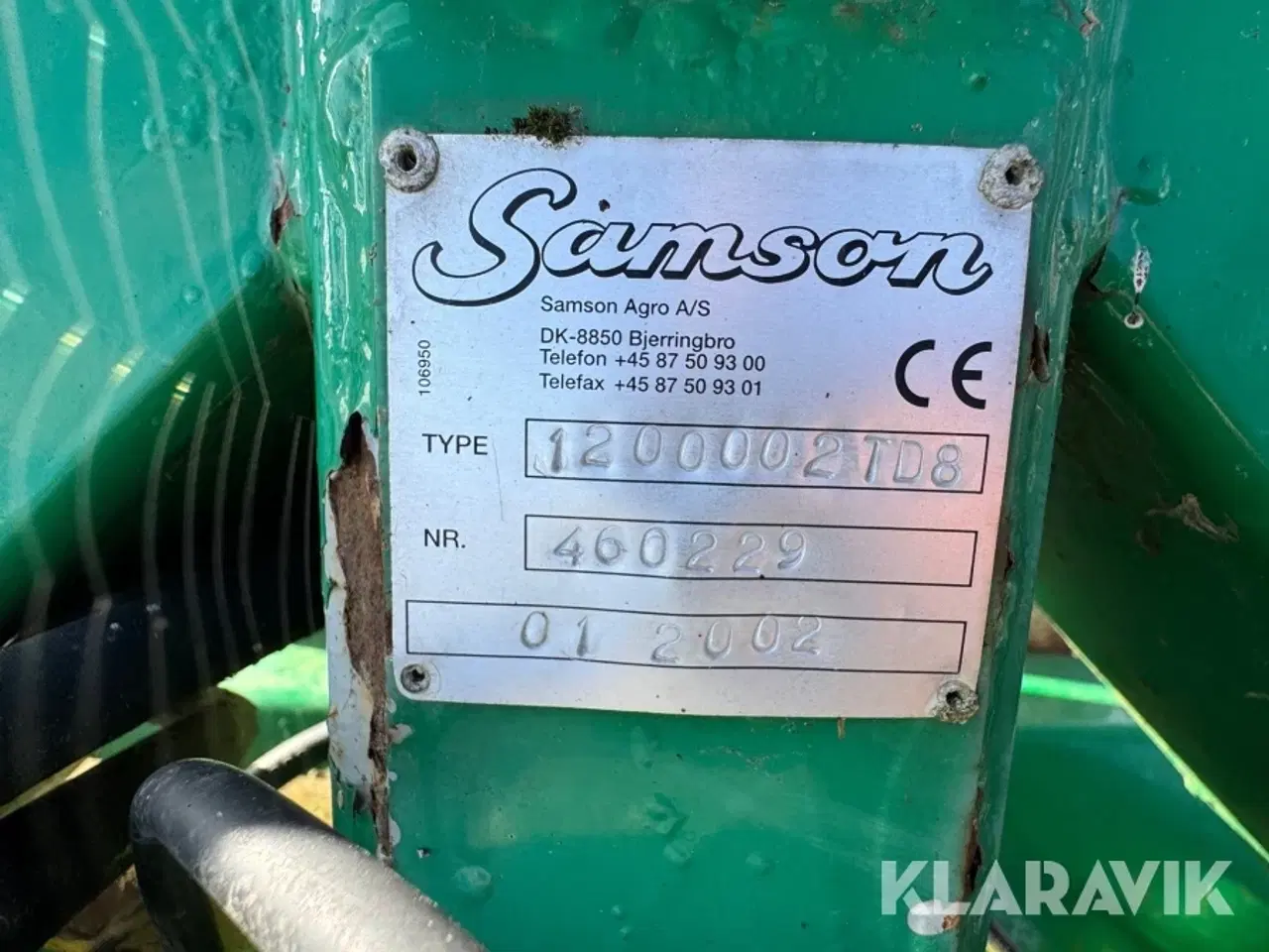 Billede 5 - Gylleudlæggeranlæg Samson 1200002TD8