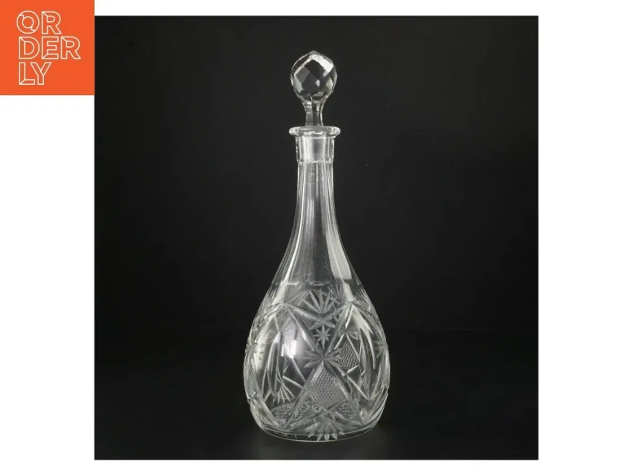 Billede 1 - Glas karaffel (str. H. 33 cm. ø. 13 cm)