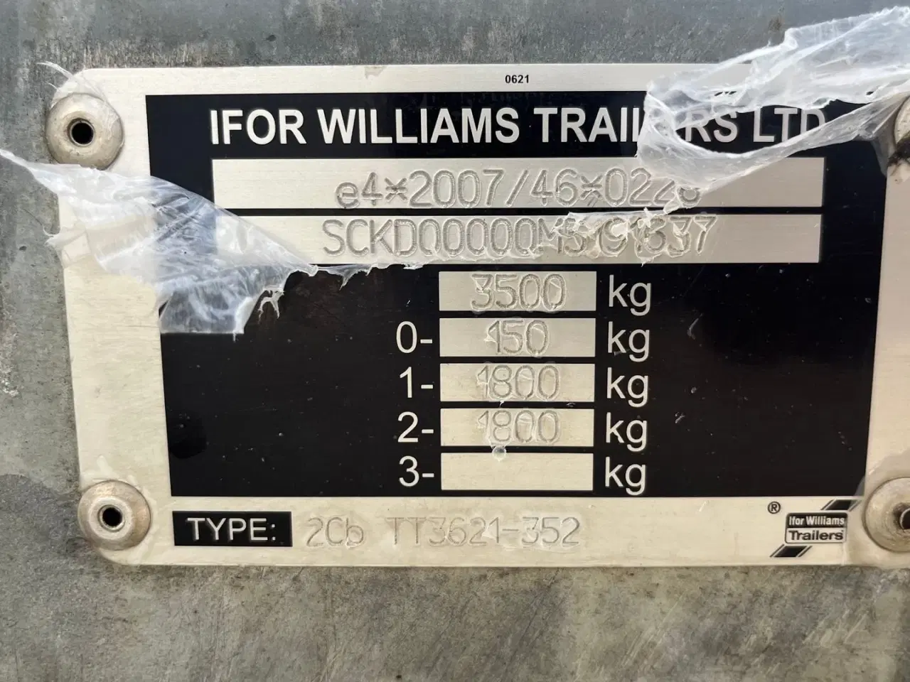 Billede 7 - Ifor Williams TT 3621 Tiptrailer med lukkede side,spil,støtteben og aluslisker