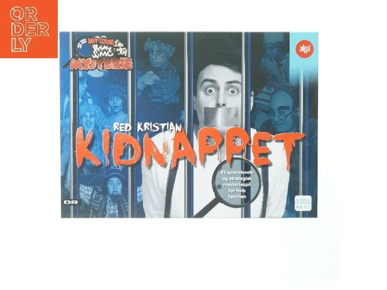 Billede 1 - Red Kristian Kidnappet brætspil fra Alga (str. 37x27 cm)