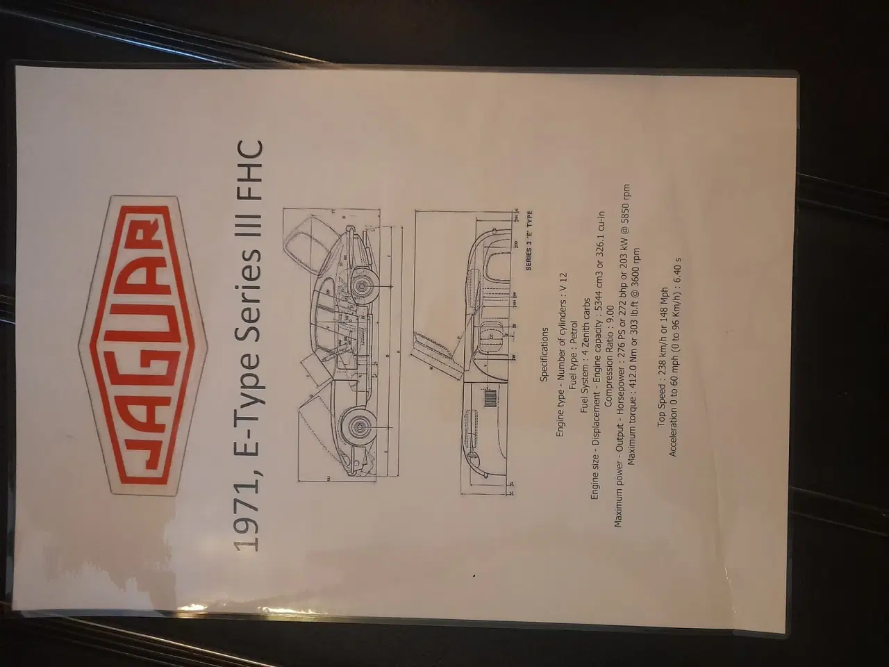 Billede 12 - Jaguar E-Type 5,3 Fixed Head Coupé