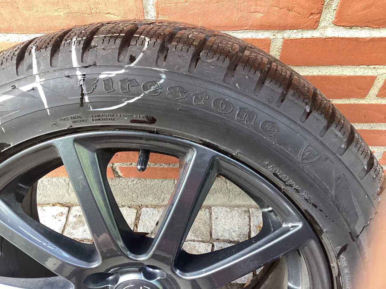 Billede 5 - 4 stk 17” alufælge / Firestone Winterhawk 3 