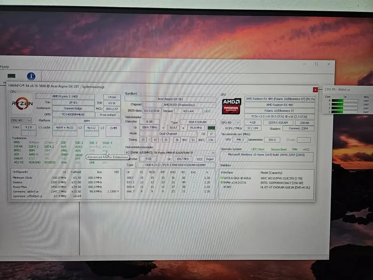 Billede 9 - Komplet Acer med Ryzen 5