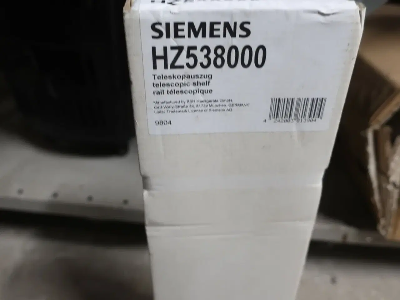 Billede 2 - Teleskopsudtræk til ovn SIEMENS HZ538000