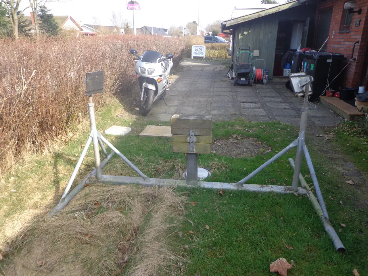 Billede 4 - Bådstativ. Galvaniseret.