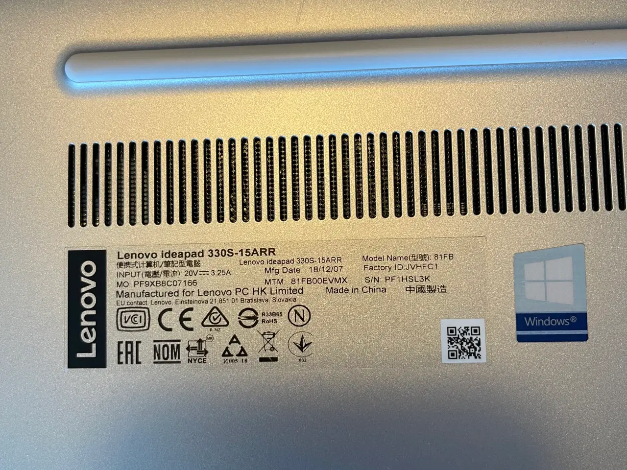 Billede 4 - Lenovo Ideapad 330s-15ARR