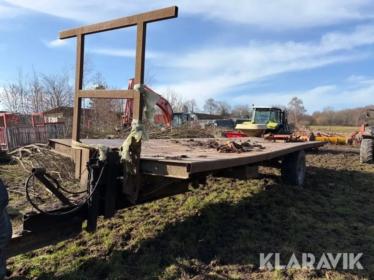 Billede 2 - Landbrugsvogn med hydraulisk vogn bremse