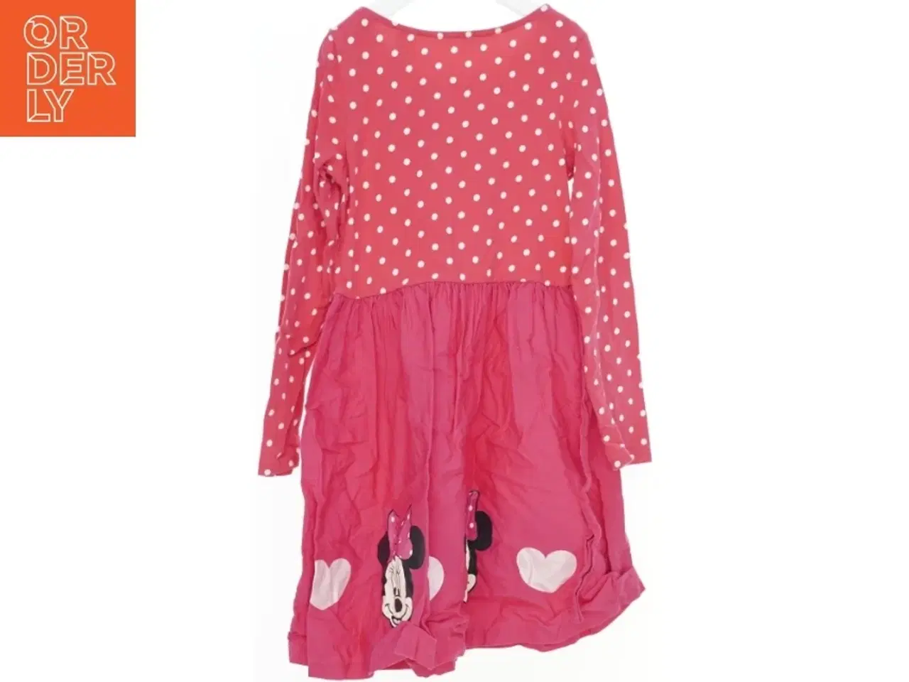 Billede 2 - Rød prikket kjole med Minnie Mouse fra H&M (str. 122)