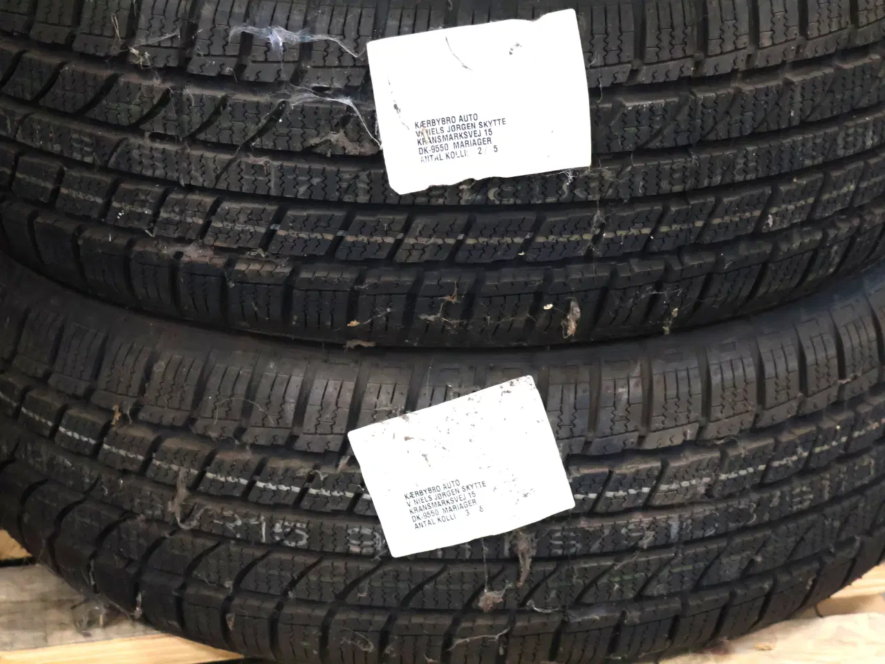 Billede 6 -  8 Stk Dæk, se mål på billede eller i beskrivelse 