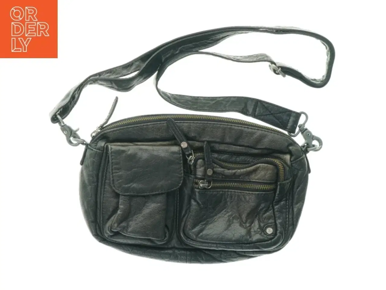 Billede 1 - Sort skuldertaske fra Depeche Eu (str. 30 x 20 cm)