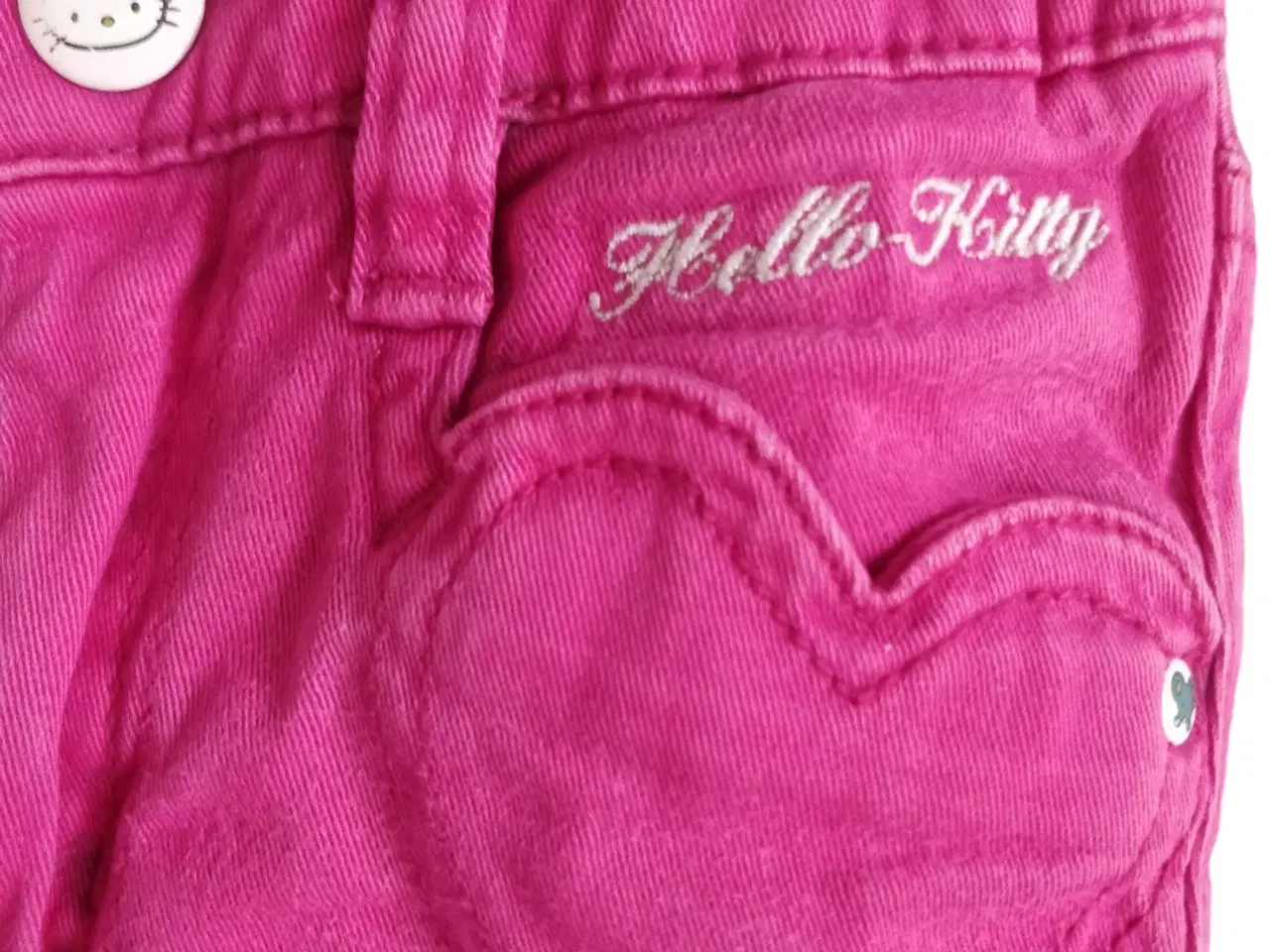 Billede 3 - Pink Hello Kitty jeans bukser, str. 92