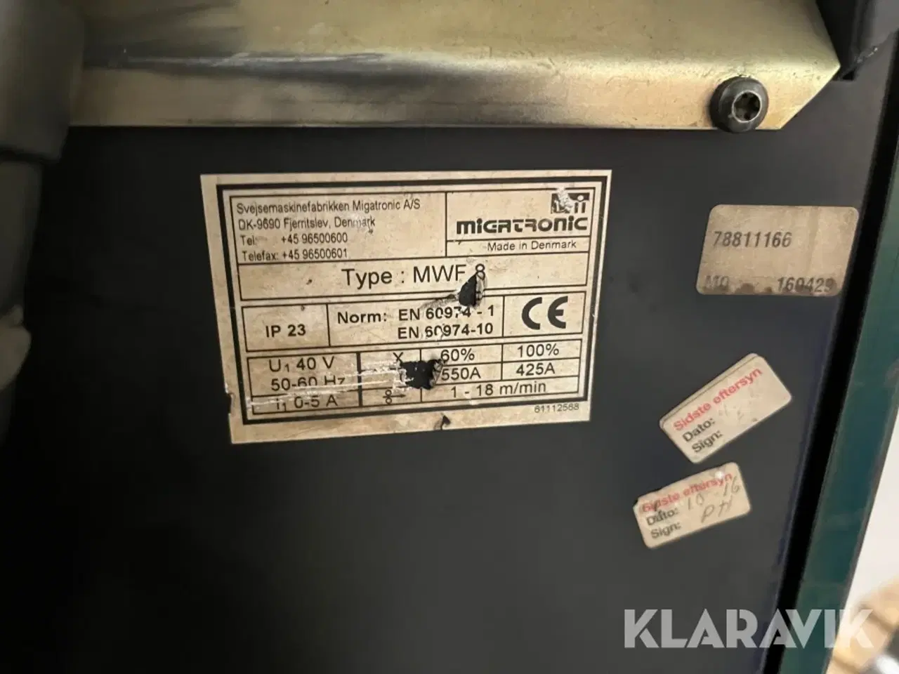 Billede 12 - Svejsemaskine Megatronic MIG445