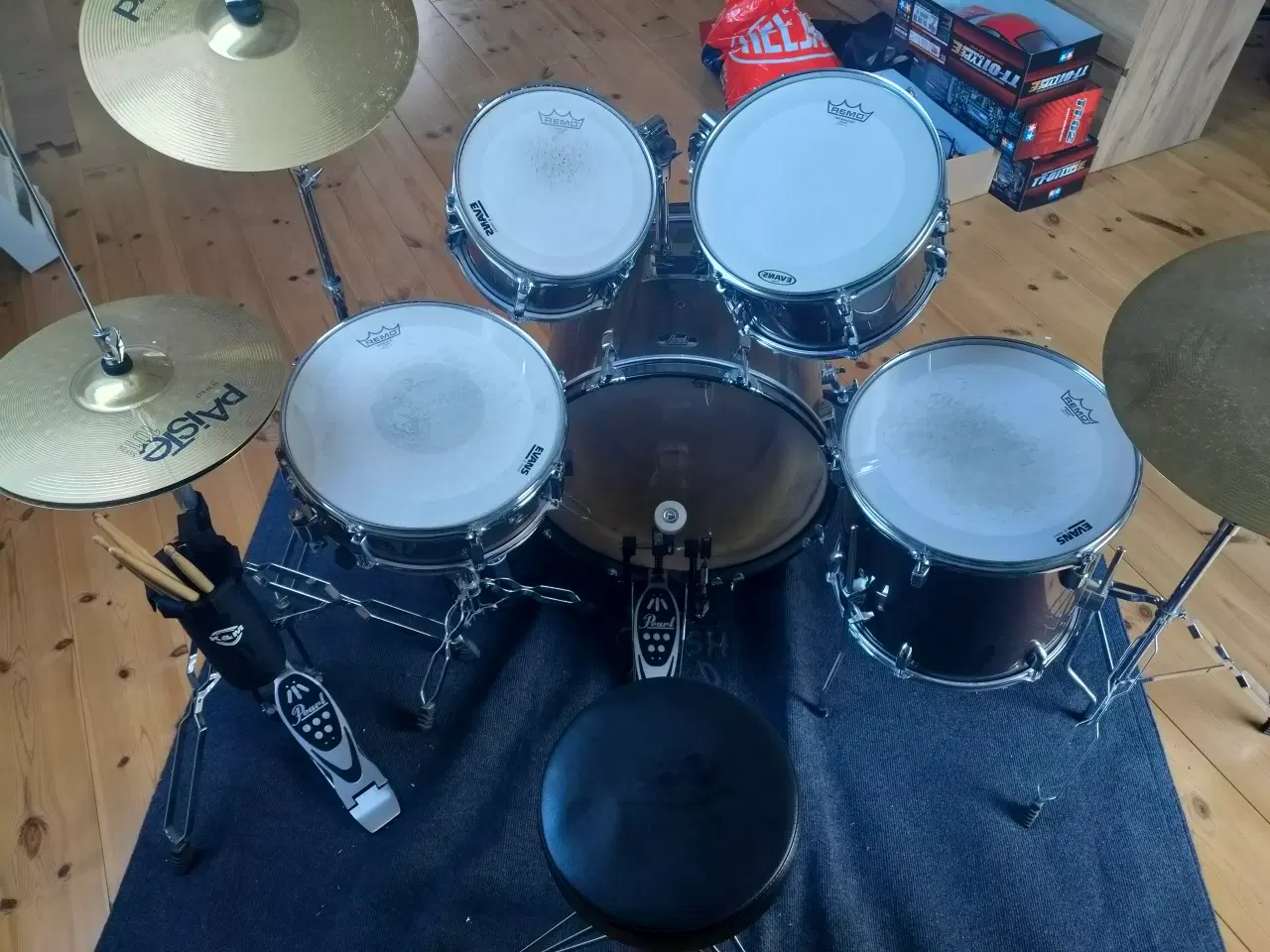 Billede 2 - Pearl trommesæt 