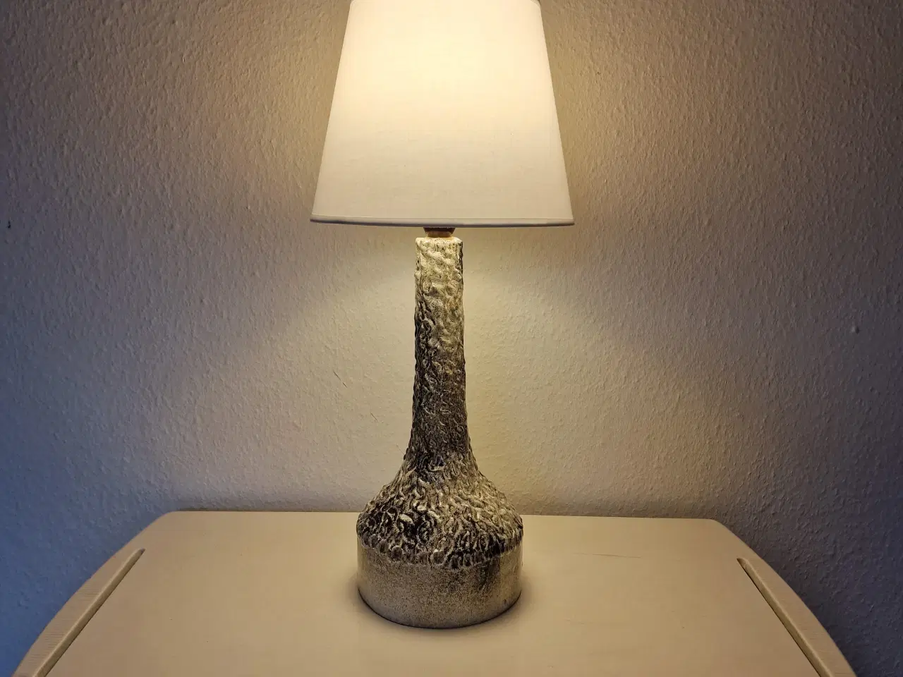 Billede 7 - Stor flot gammel bordlampe.