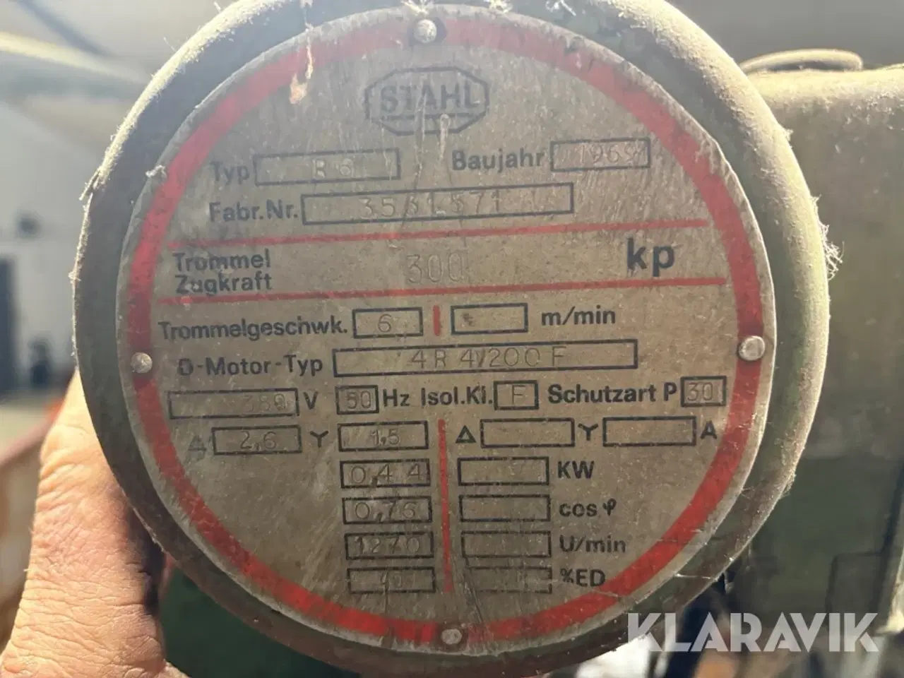 Billede 9 - Løfte talje Sthal R6