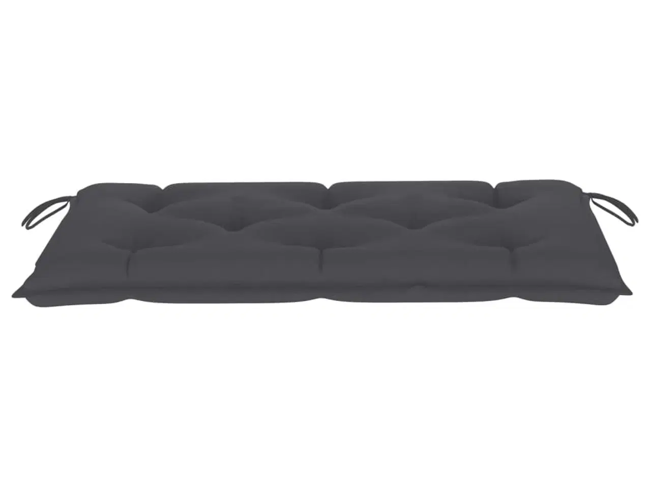 Billede 3 - Hynde til havebænk 110x50x7 cm oxfordstof antracitgrå