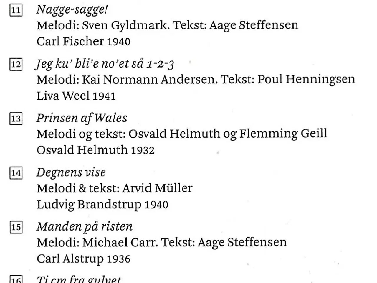 Billede 12 - Danske revy legender 1 - 3 (3 CD'er)  60 numre