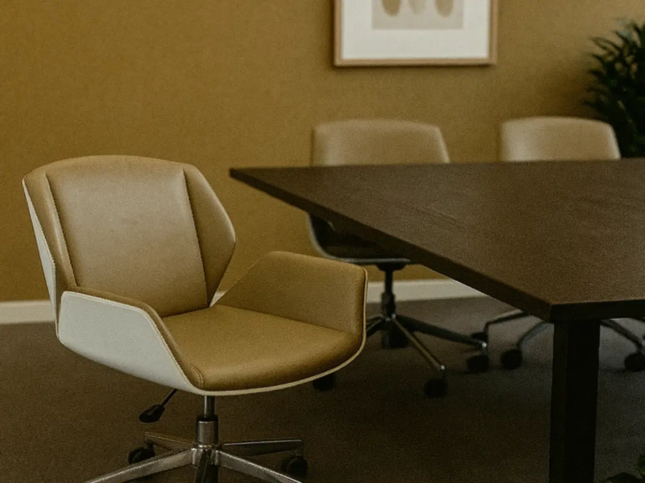 Billede 2 - Boss Design Kruze Mødestol (Beige)