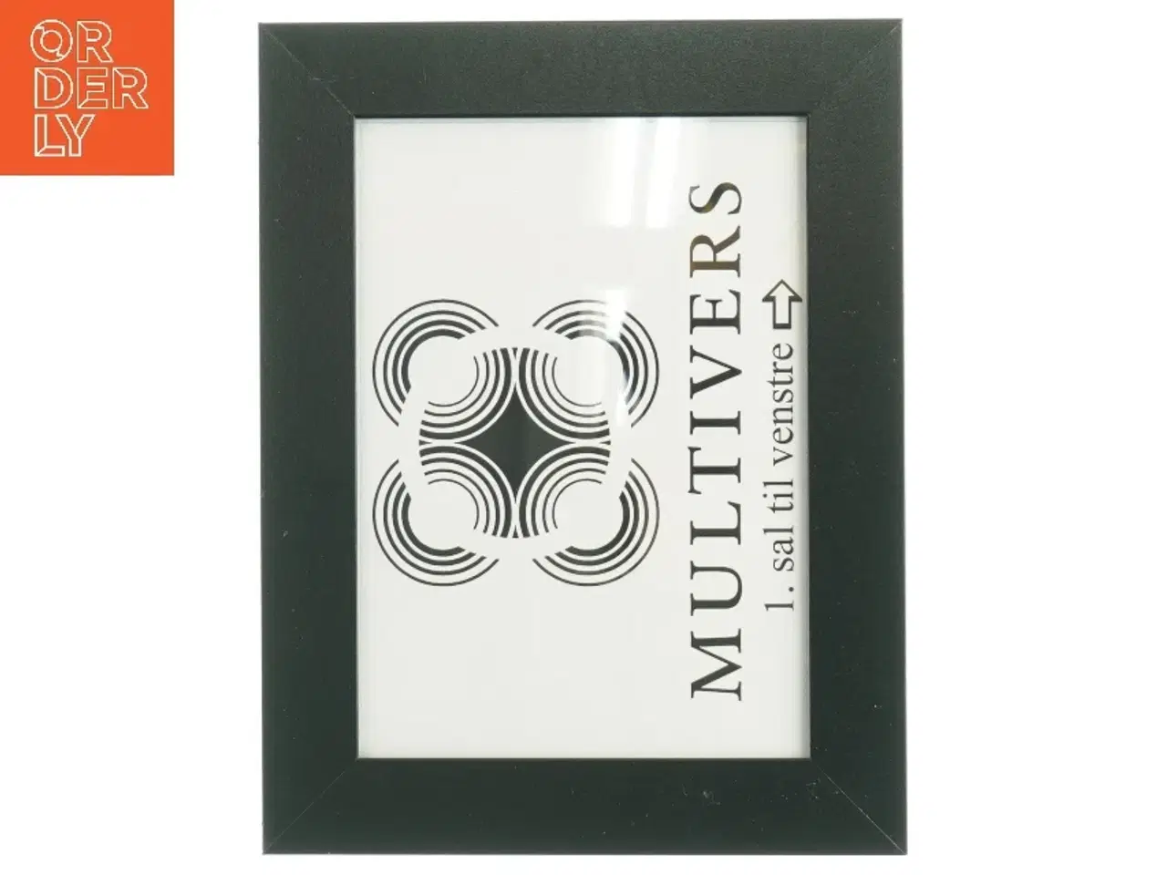 Billede 1 - Indrammet grafisk plakat (str. 13 x 18 cm)