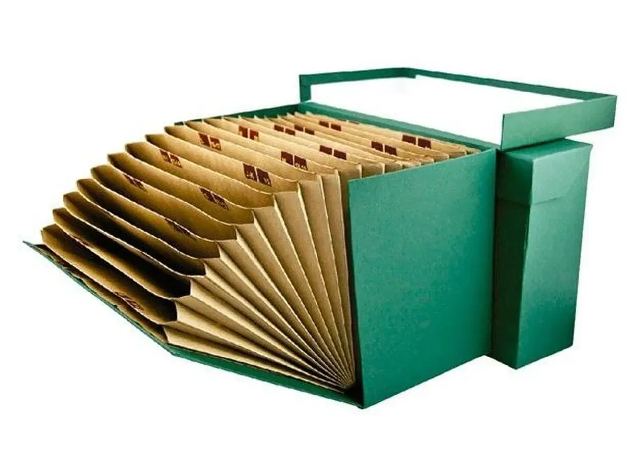 Billede 1 - Mariola ekspanderende mappeboks - grøn, A4