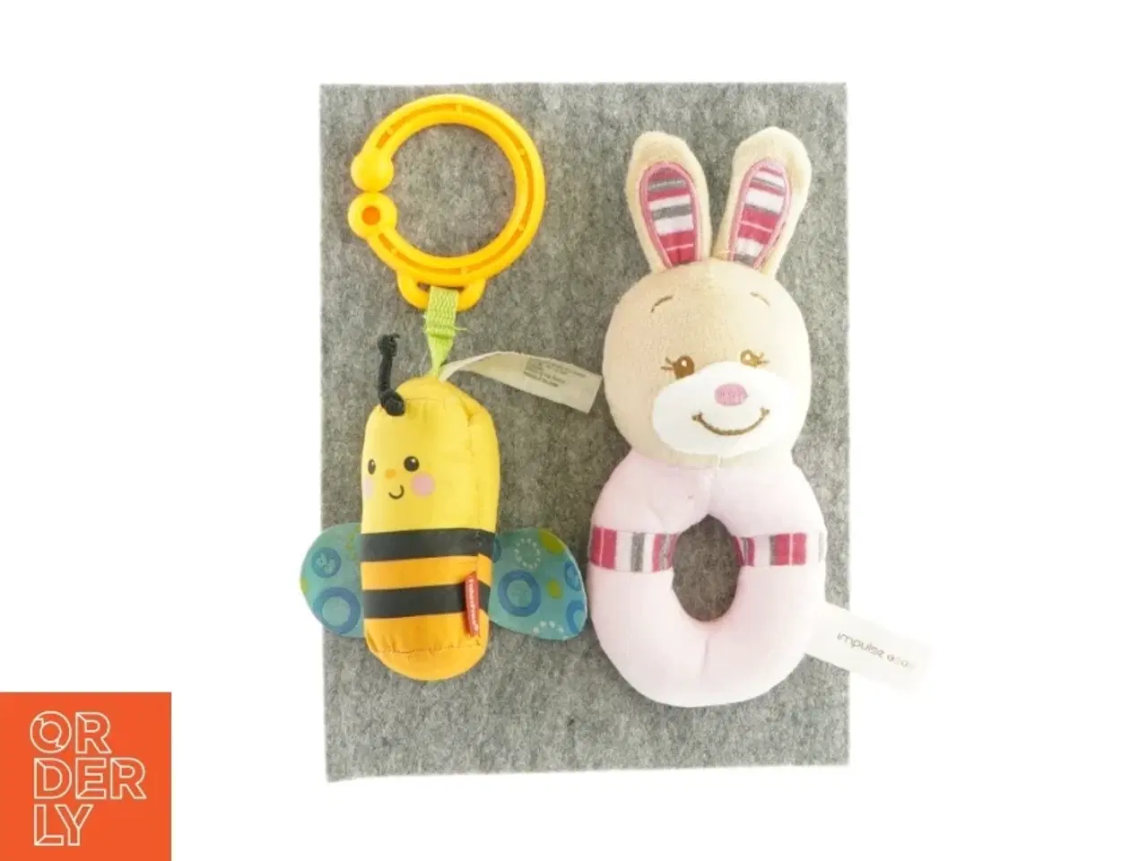 Billede 1 - Bi og kanin legetøj der kan rasle