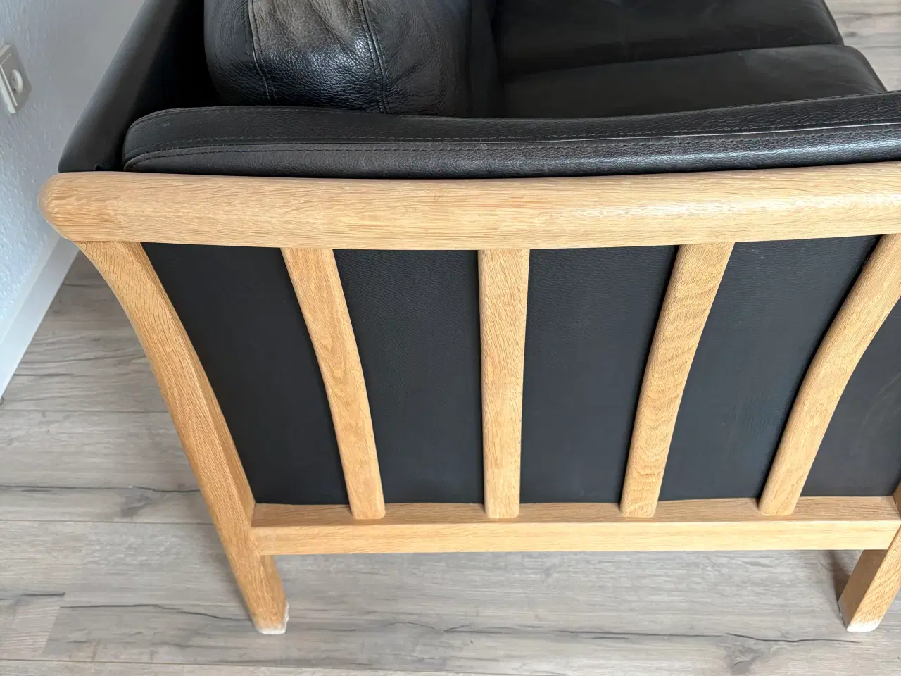 Billede 2 - 2 personers lædersofa