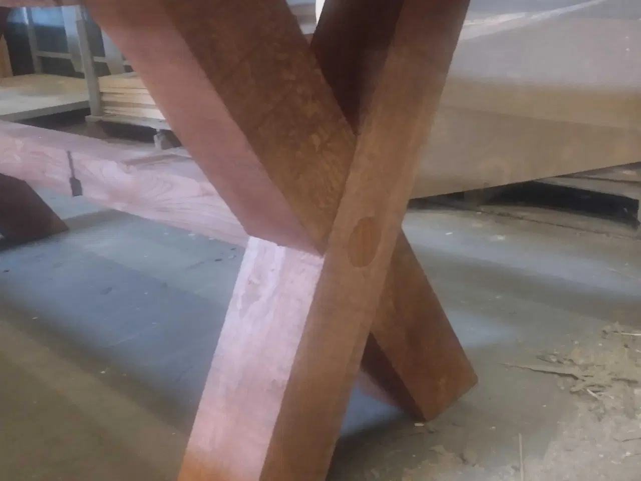 Billede 2 - Rustik bord genbrugstræ