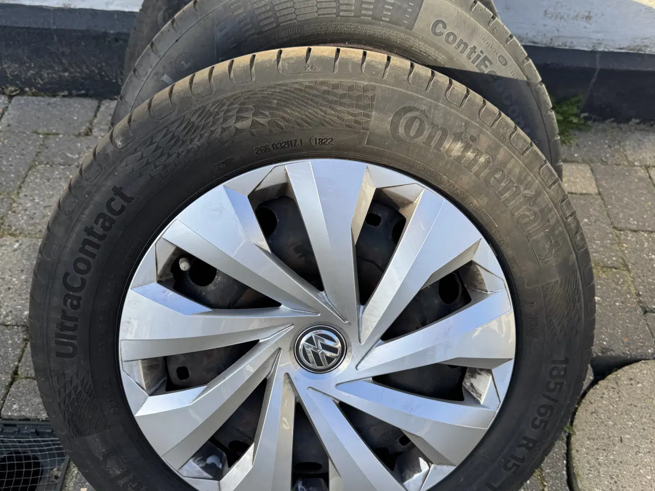 Billede 1 - Originale VW Stålfælge med eller uden hjulkapsler.