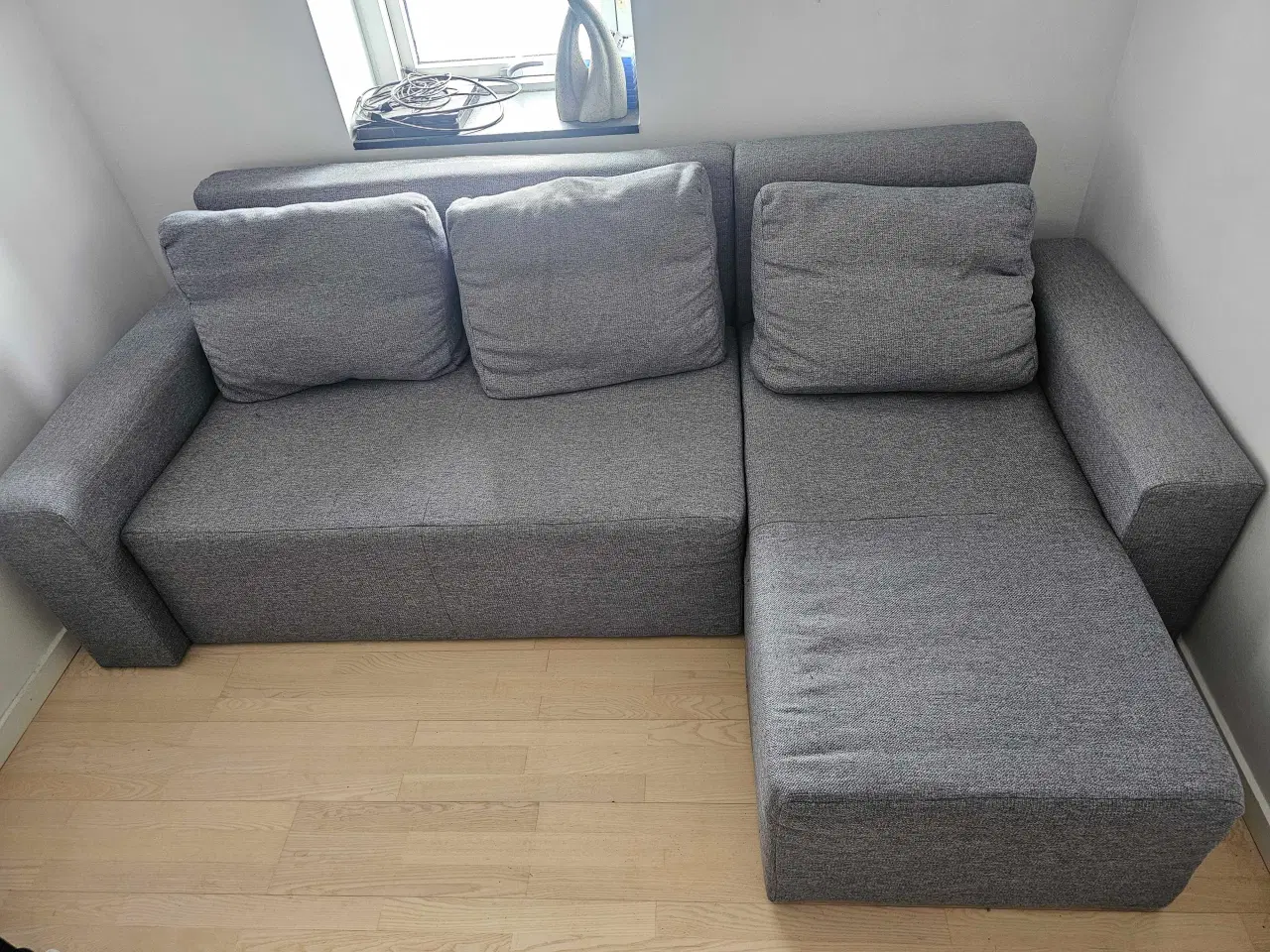 Billede 1 - Sovesofa med chaiselong
