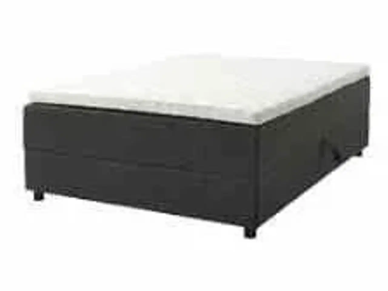 Billede 2 - Nordisk Fjer B110 seng med opbevaring 140x200 cm Antracit