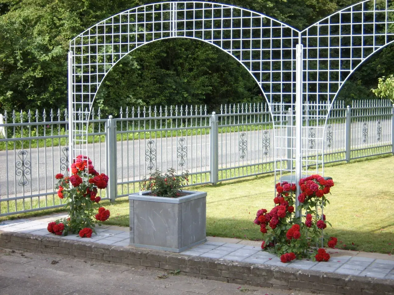 Billede 2 - Espalier. Blomsterkasse.