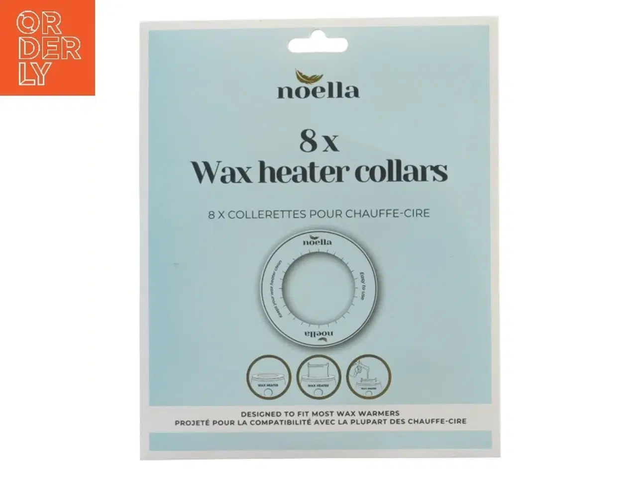 Billede 1 - Noella voksvarmerkraver, pakke med 8 fra Noella (str. 22x18 cm)
