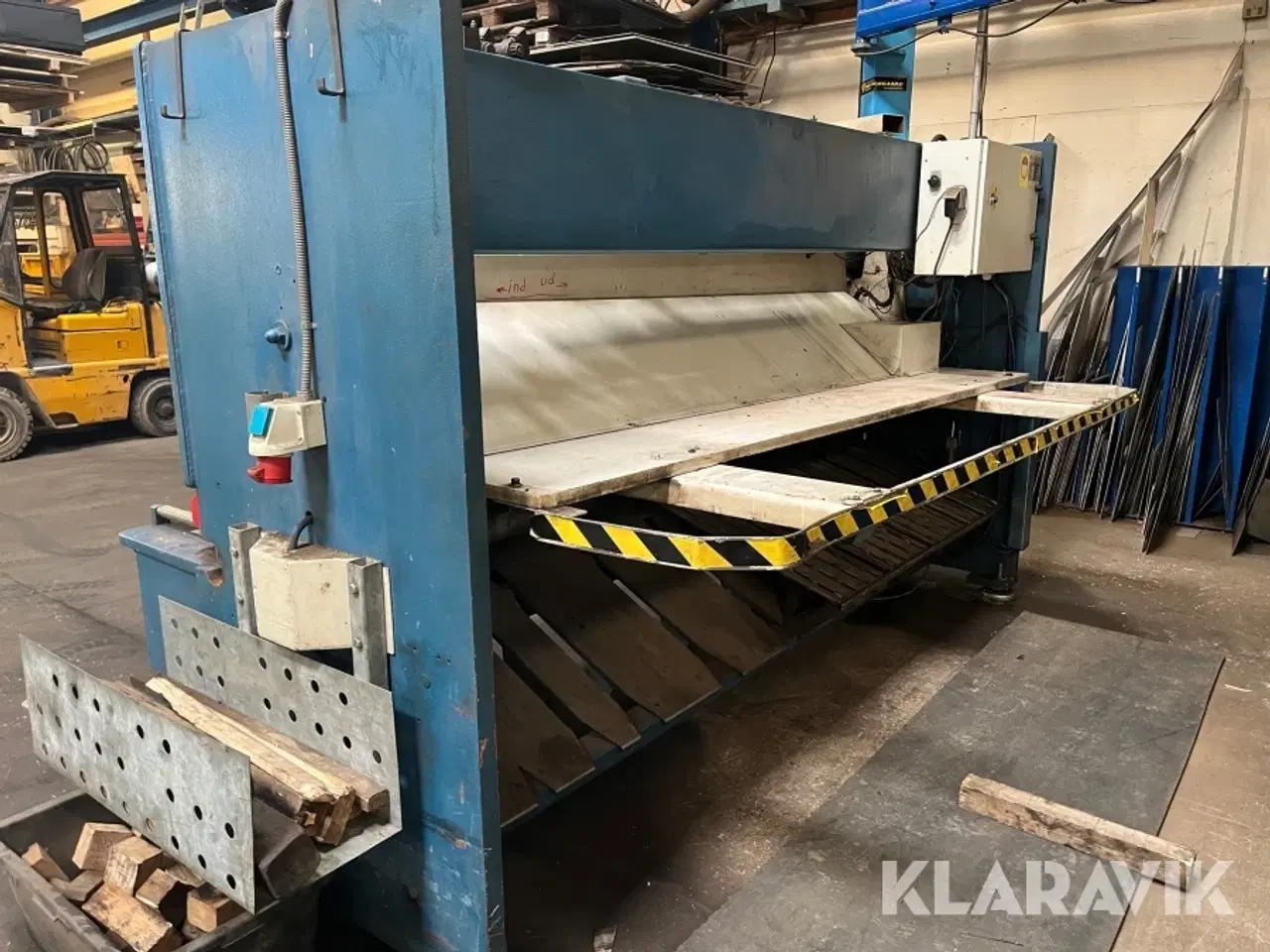 Billede 2 - Hydraulisk pladesaks Amada GPX 1230