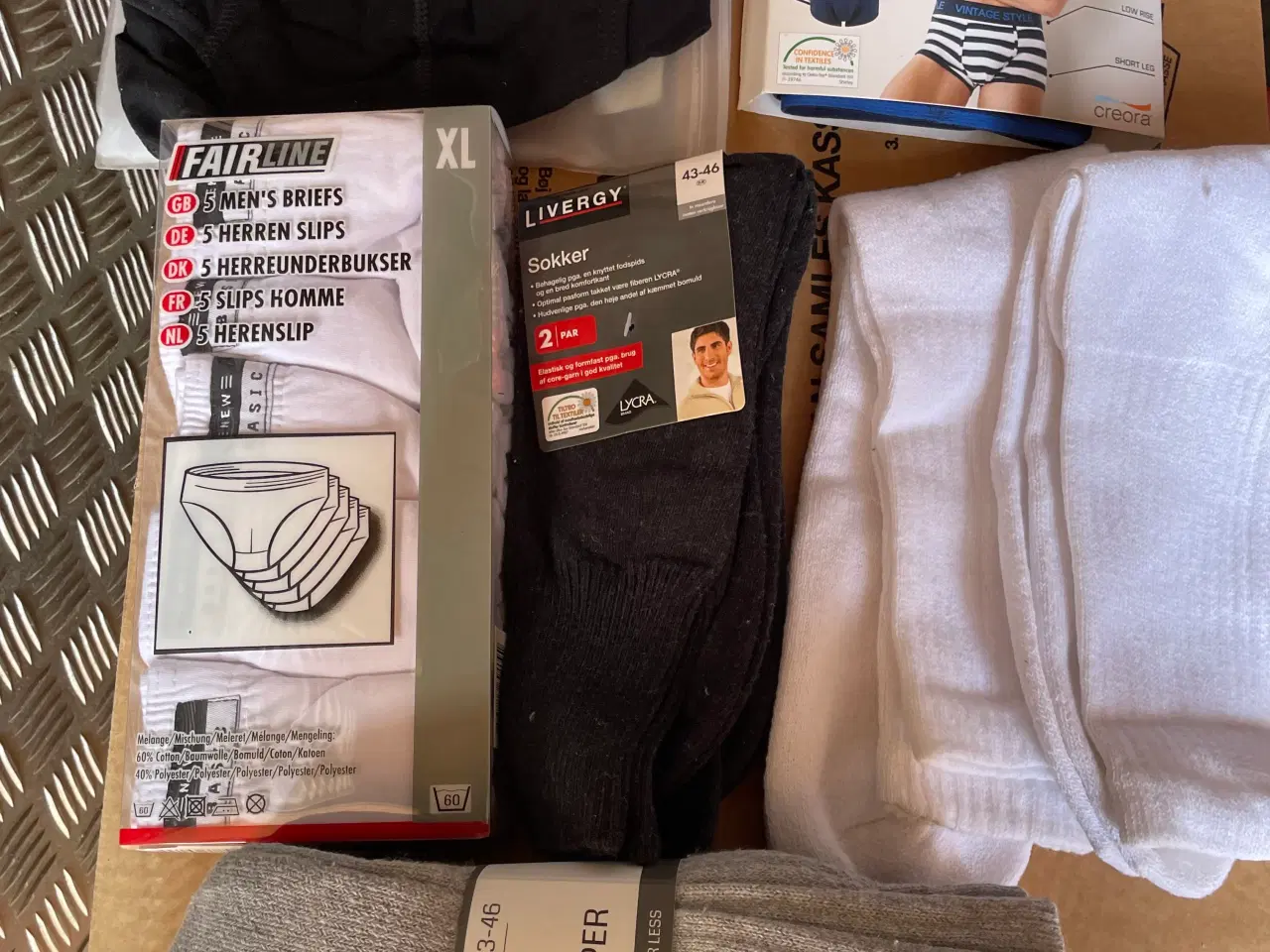 Billede 2 - Pakke nr. 15 boxer shorts, tanga & strømper