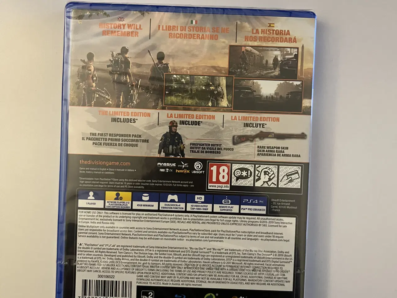 Billede 2 - Ubisoft The Division 2 Limited Edition Playstation