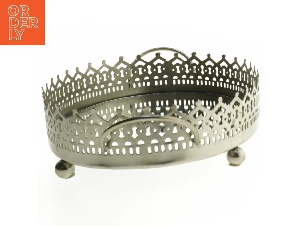 Billede 3 - Dekorative bakke med spejlbund fra Ludvig & Co (str. 27 cm)